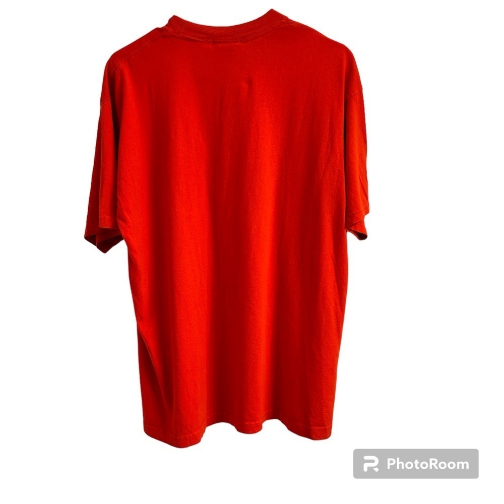 Vintage 90s Walt Disney World Winnie The Pooh Cartoon T-Shirt Adult Sz Lg Red - Picture 2 of 8
